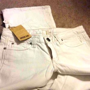 White tall jeans size 31/36